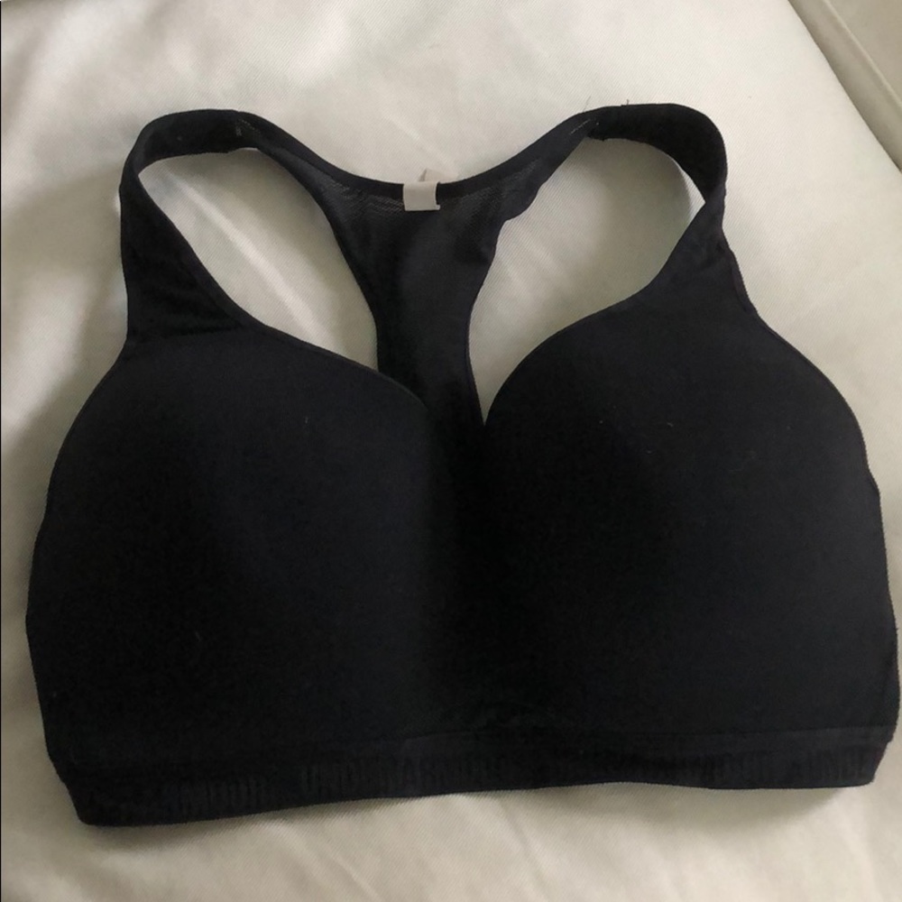 Black Under Armour Sports Bra